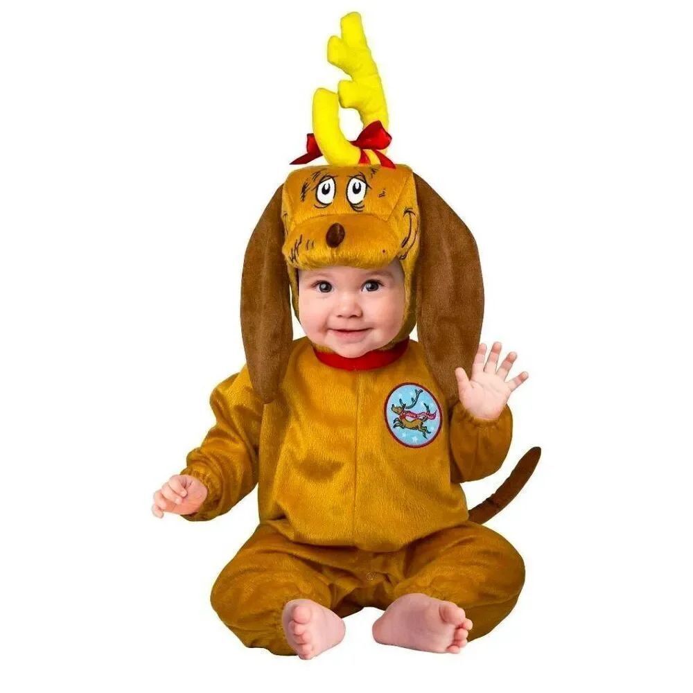 Dr. Seuss Max Infant Christmas Costume 6-12 Months
